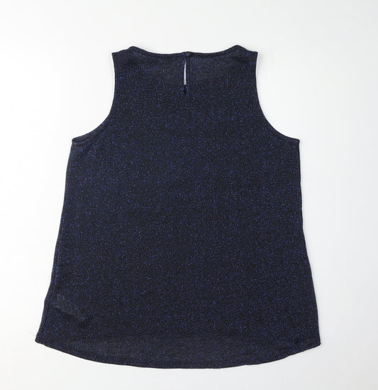 Womens UK Size 10 Marks and Spencer Black Basic Tank