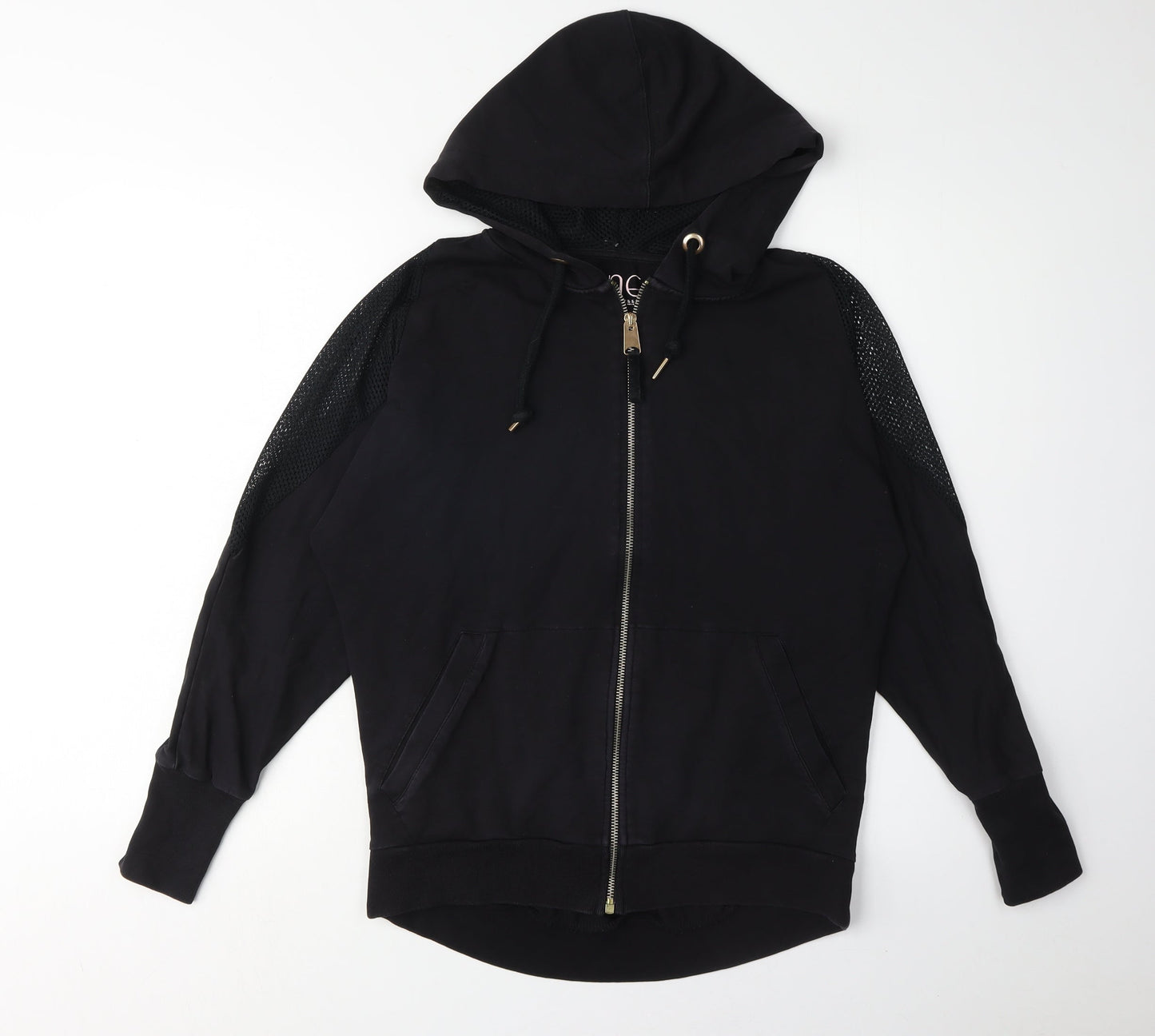 Nine by Savannah Miller Women's Black S Full Zip Hoodie