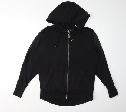 Nine by Savannah Miller Women's Black S Full Zip Hoodie