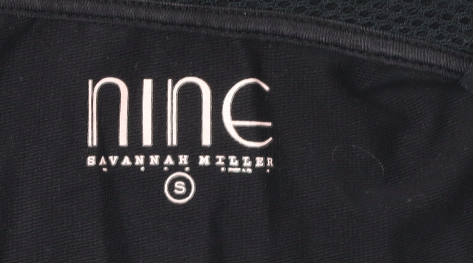 Nine by Savannah Miller Women's Black S Full Zip Hoodie