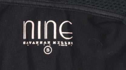 Nine by Savannah Miller Women's Black S Full Zip Hoodie