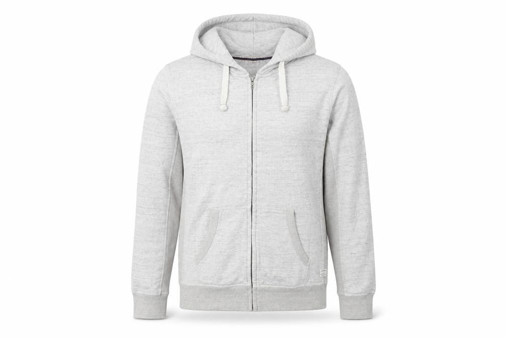 Mens UK Size M JACK & JONES Grey Full Zip Hoodie