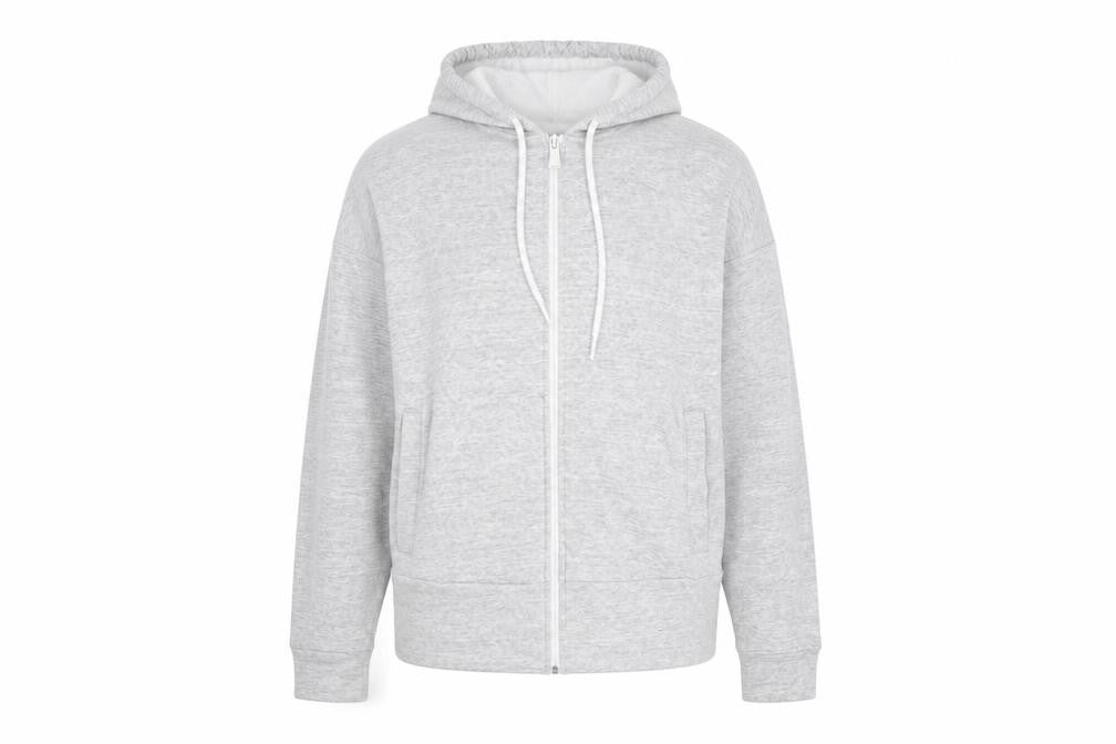 Womens UK Size M adidas Grey Full Zip Hoodie
