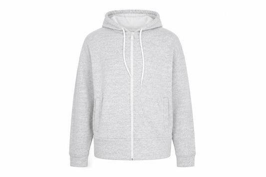 Front view of Adidas Women's Grey Full Zip Hoodie M