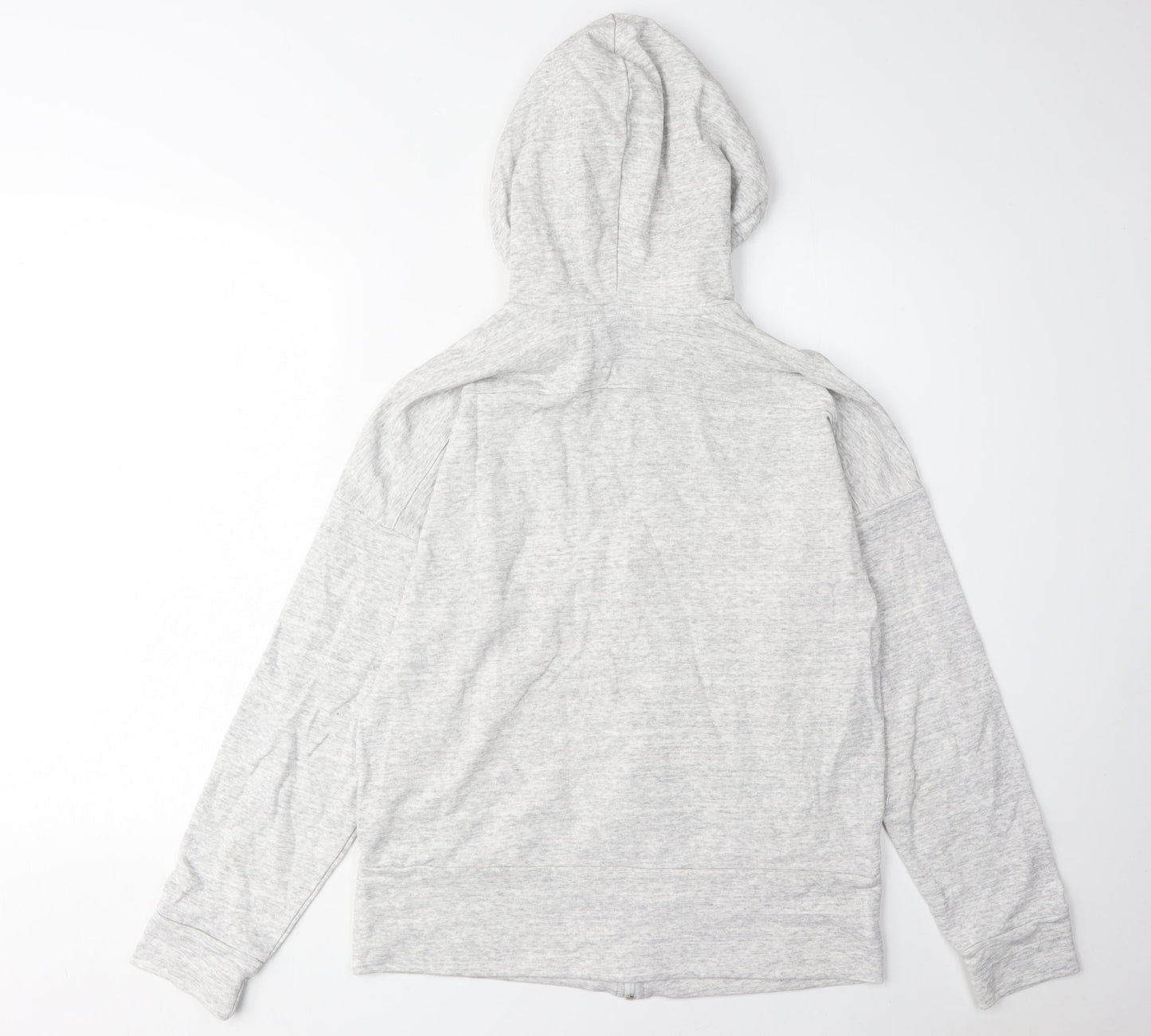 Adidas Women's Grey Full Zip Hoodie M
