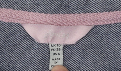 Joules Women's Blue Knit Dress Size 10 with Pockets