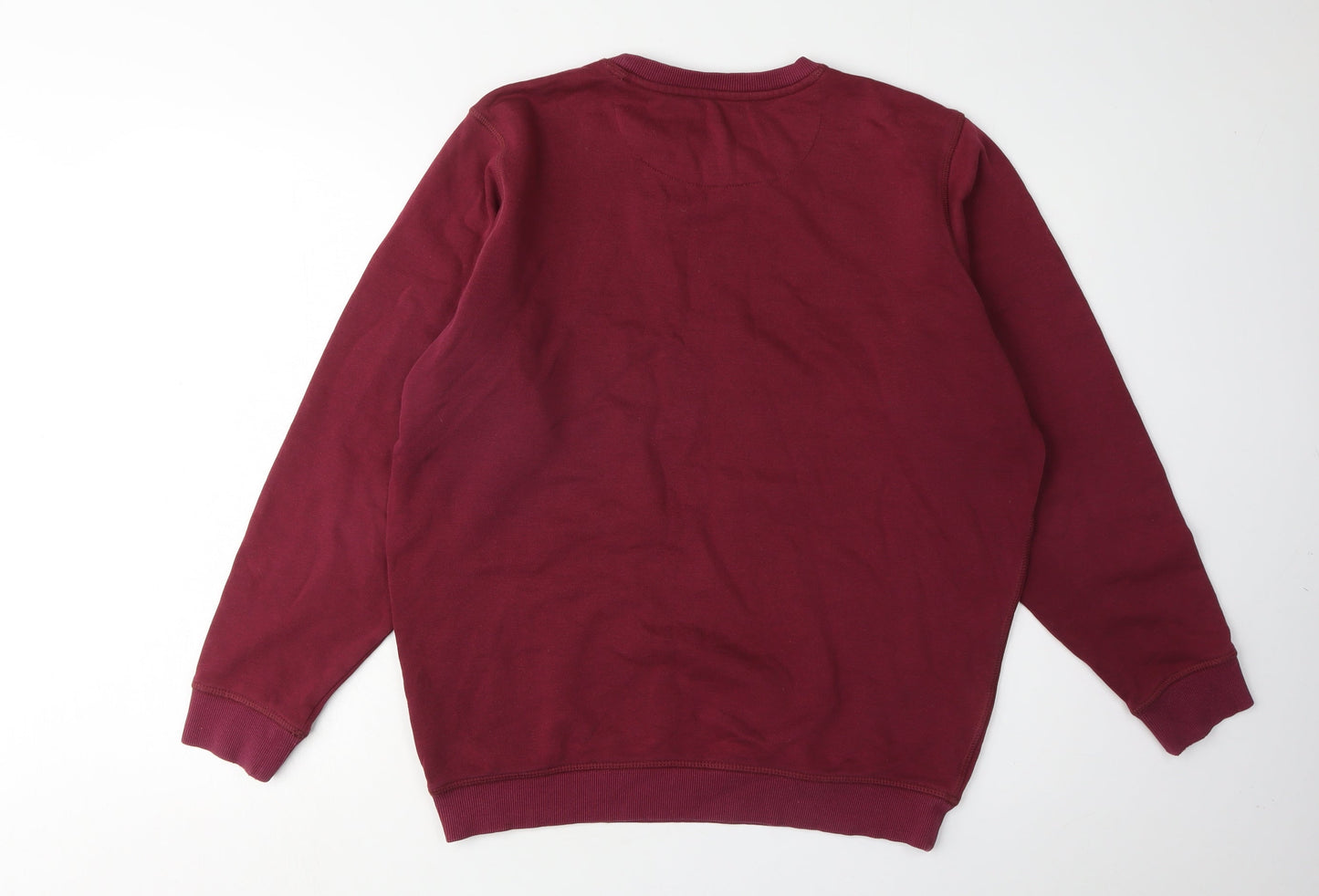 Mens UK Size M James Pringle Red Pullover Sweatshirt