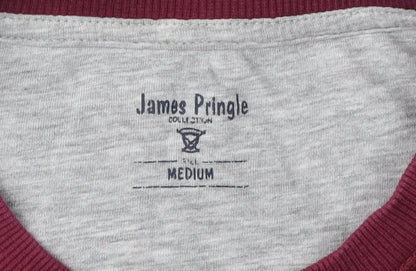 Mens UK Size M James Pringle Red Pullover Sweatshirt