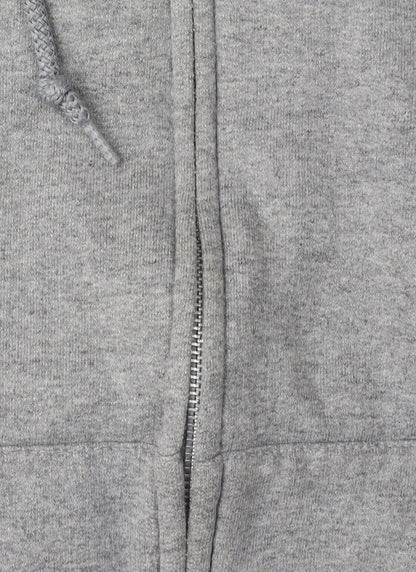 M&Ms Unisex Grey Full Zip Hoodie with Logo, S