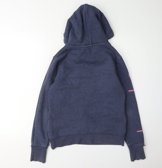 Superdry Women's Blue Pullover Hoodie M