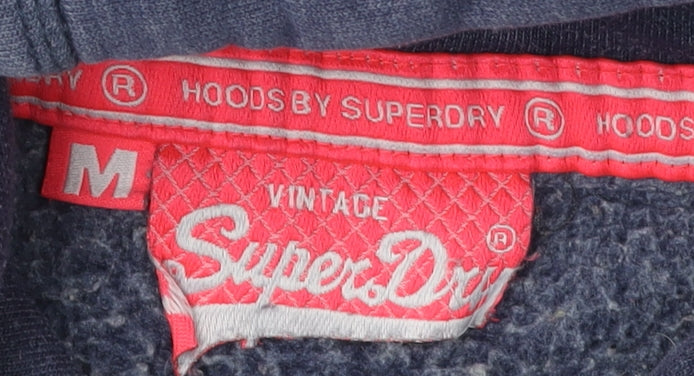 Superdry Women's Blue Pullover Hoodie M
