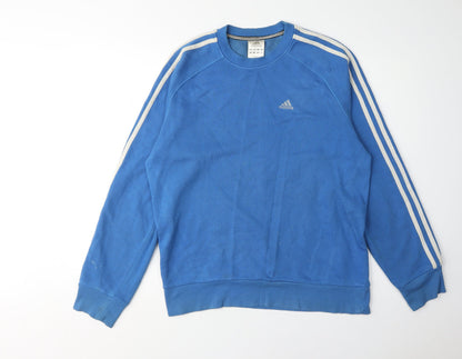 Adidas Men's Blue Pullover Sweatshirt Size S
