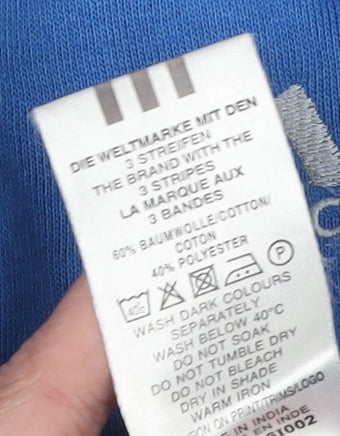 Adidas Men's Blue Pullover Sweatshirt Size S