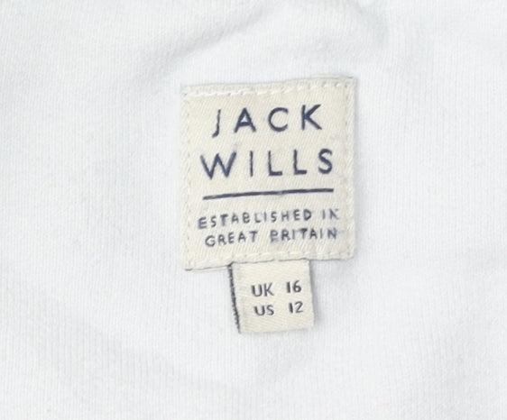 Womens UK Size 16 Jack Wills Multicoloured Pullover Sweatshirt