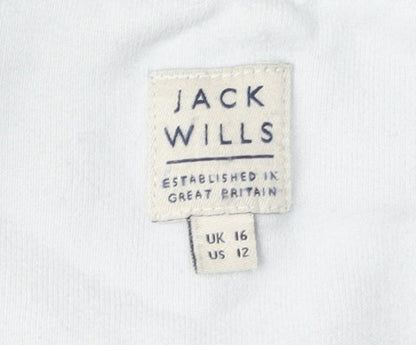 Womens UK Size 16 Jack Wills Multicoloured Pullover Sweatshirt