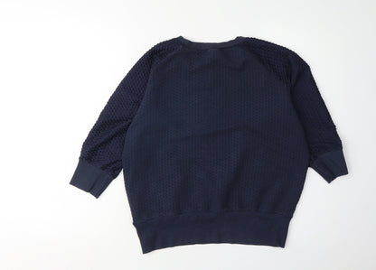 Womens UK Size S French Connection Blue Pullover Sweatshirt