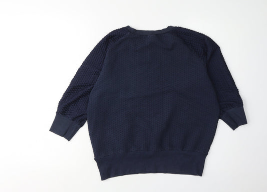 Womens UK Size S French Connection Blue Pullover Sweatshirt