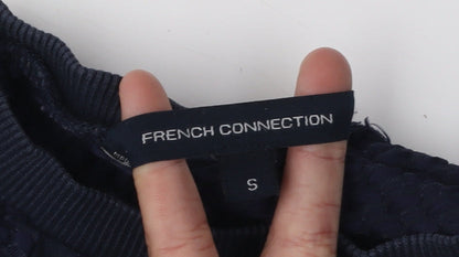 Womens UK Size S French Connection Blue Pullover Sweatshirt