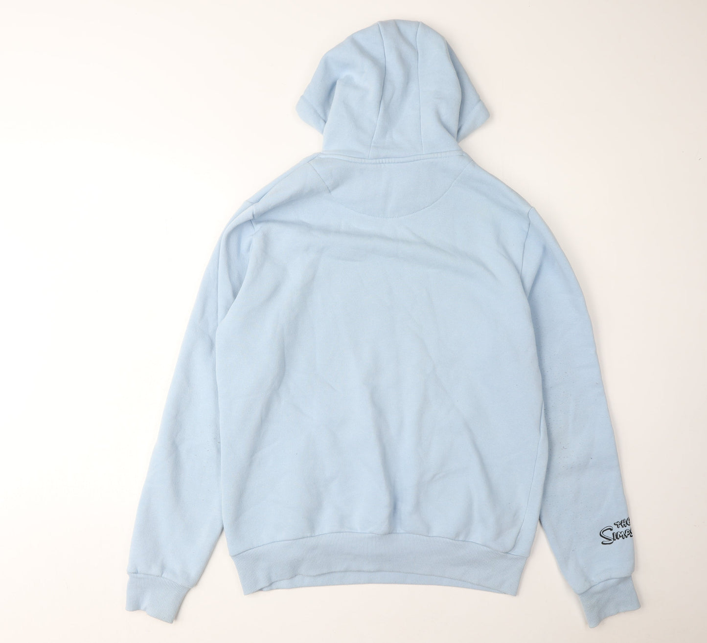 The Simpsons Unisex Blue Pullover Hoodie M