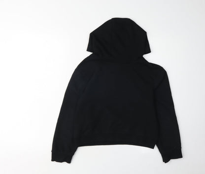 Harry Potter Girls Black Hoodie, 9-10 Years, Pullover Style