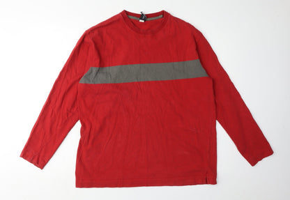 Mens UK Size S Gap Red Pullover Sweatshirt