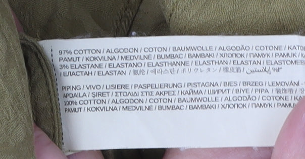 MNG Women's Green Parka Jacket Size S - Hooded Long Length