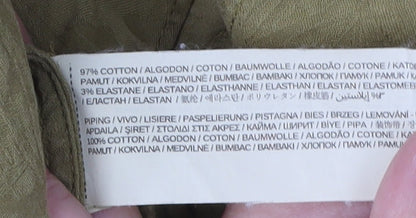 MNG Women's Green Parka Jacket Size S - Hooded Long Length