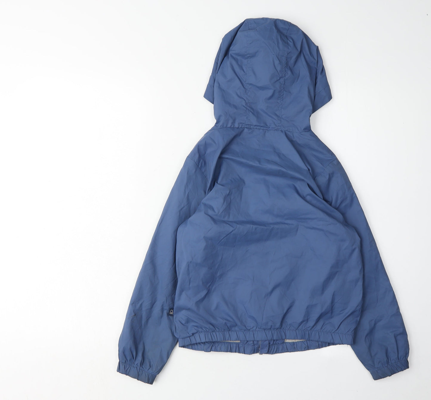 Benetton Boys Blue Windbreaker Jacket - 7-8 Years