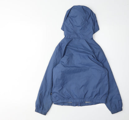 Benetton Boys Blue Windbreaker Jacket - 7-8 Years