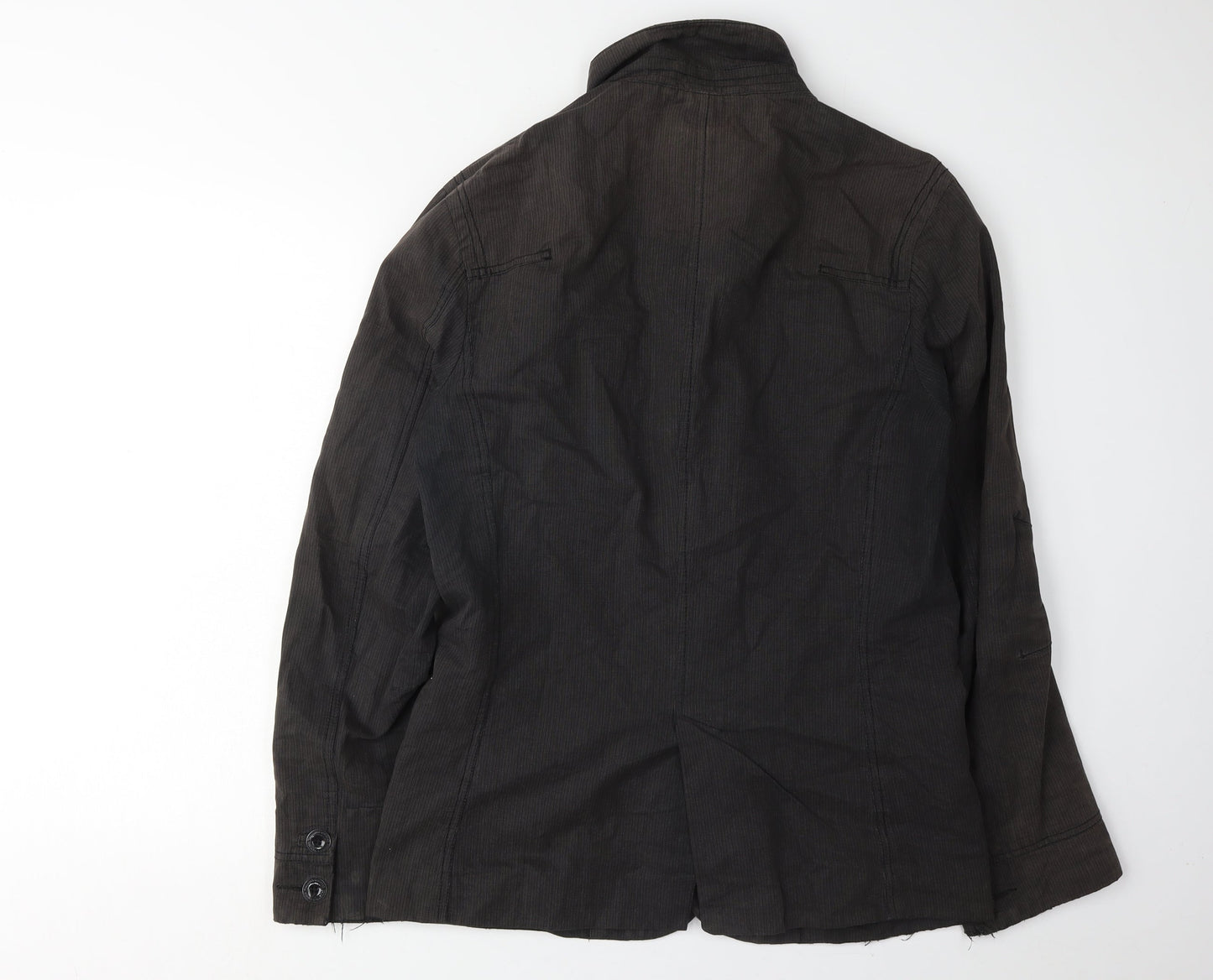 Mens UK Size M Firetrap Black Basic Jacket