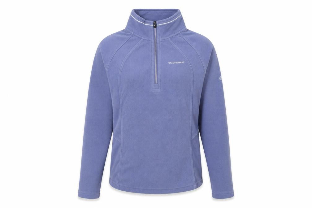 Womens UK Size 10 Craghoppers Blue Henley Sweatshirt