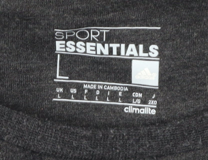 Adidas Men's Black Pullover Sweatshirt Size L