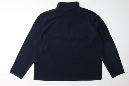 Mens UK Size 2XL Regatta Blue 1/4 Zip Sweatshirt