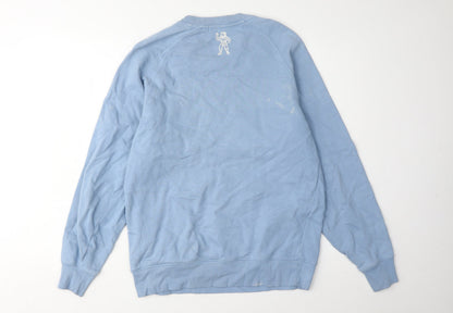 Mens UK Size S Billionaire Boys Club Blue Pullover Sweatshirt