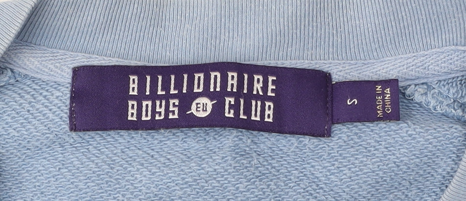 Mens UK Size S Billionaire Boys Club Blue Pullover Sweatshirt