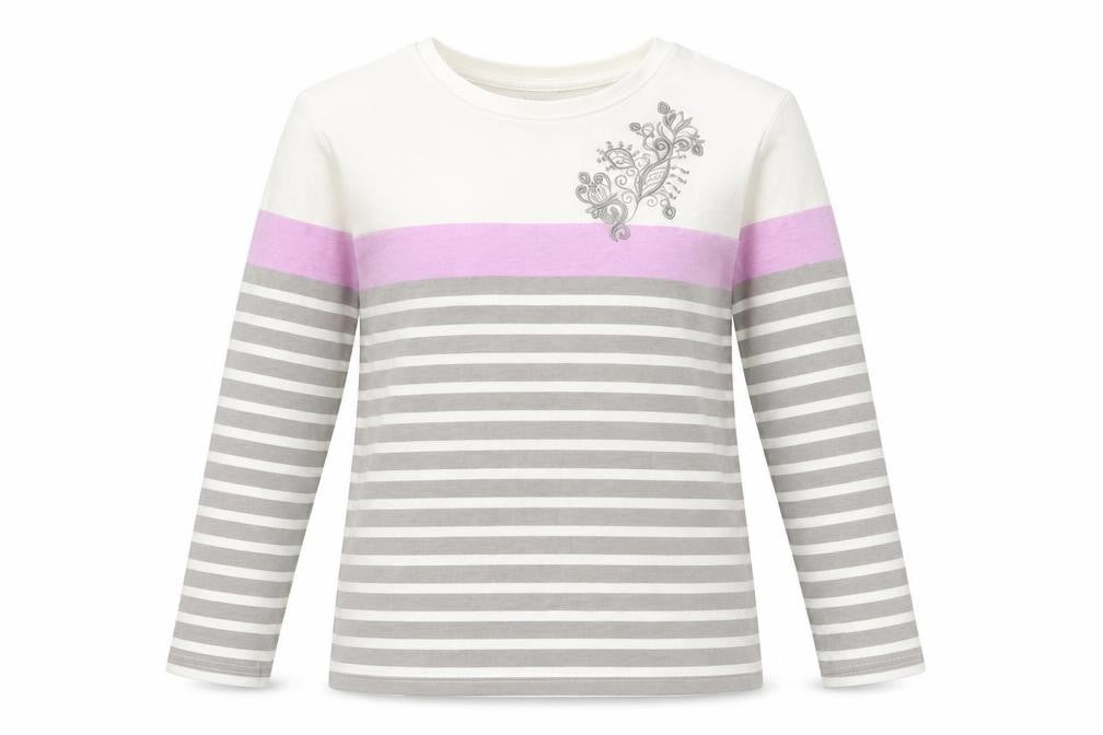 Womens UK Size L Damart Multicoloured Basic T-Shirt