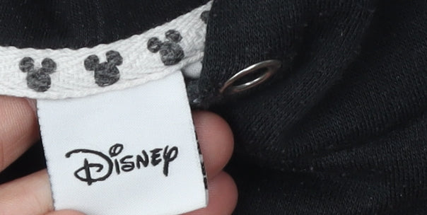 Womens UK Size L Disney Black Pullover Hoodie
