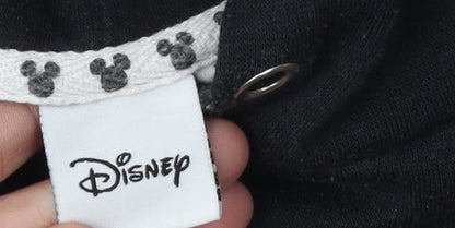 Womens UK Size L Disney Black Pullover Hoodie