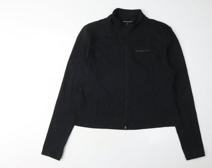 Pink Soda Sport Women's Black XL Sweatshirt Full Zip