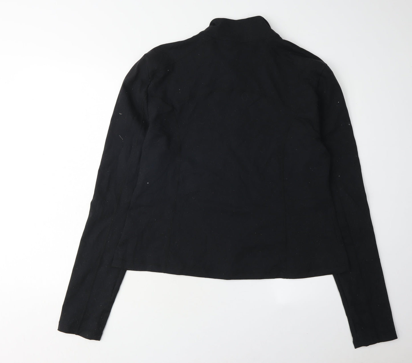 Pink Soda Sport Women's Black XL Sweatshirt Full Zip