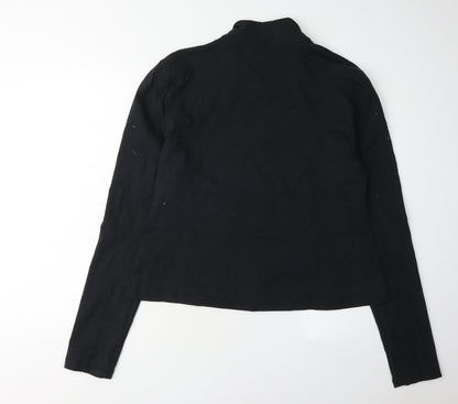 Pink Soda Sport Women's Black XL Sweatshirt Full Zip