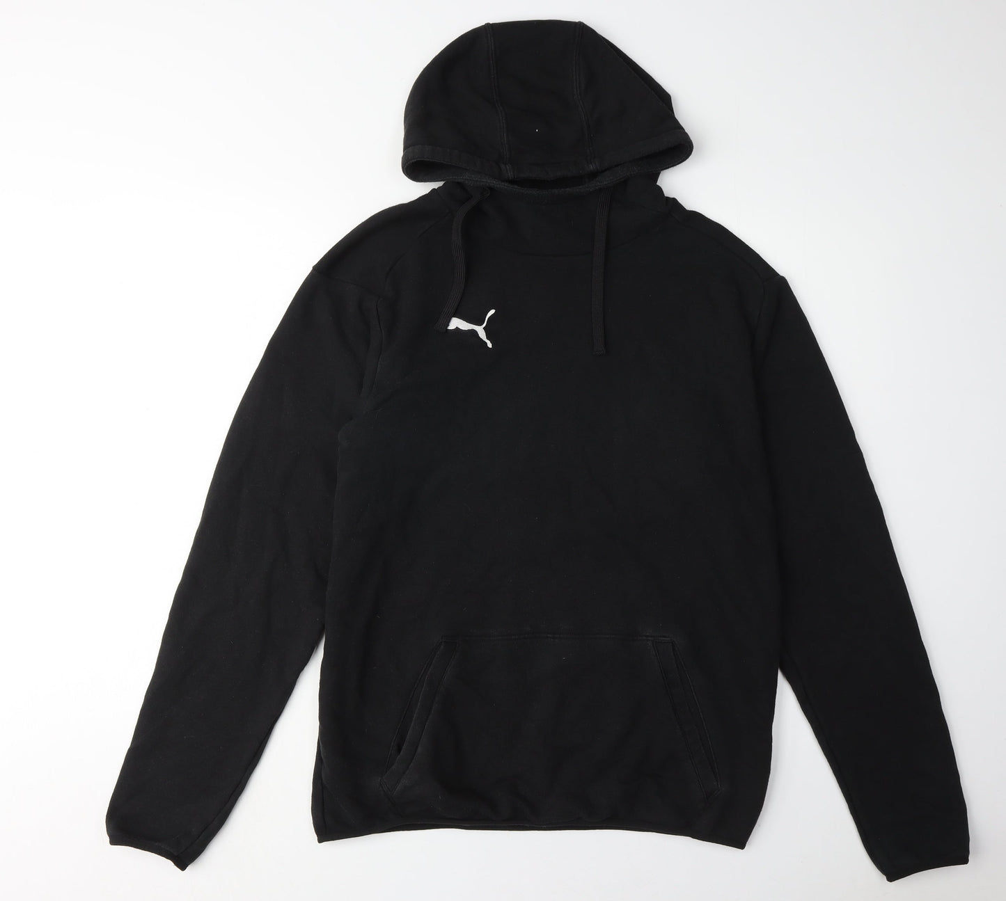 Mens UK Size M PUMA Black Pullover Hoodie