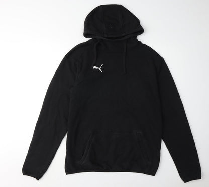 Mens UK Size M PUMA Black Pullover Hoodie