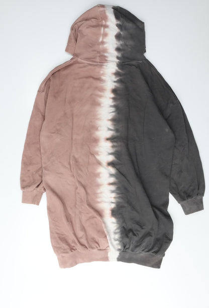 Next Girls Multicoloured Hooded Dress, Size 14 Years