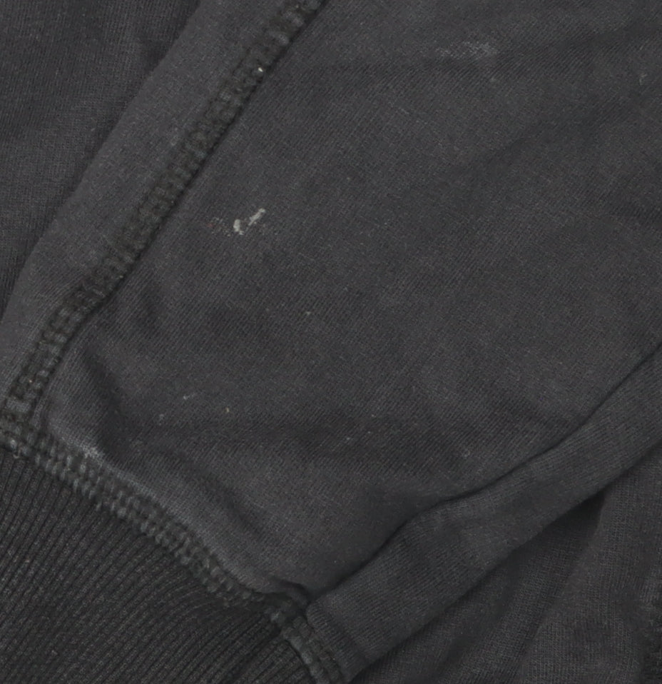 Nautica Boys Black Logo Sweatshirt, Size 10, Crew Neck