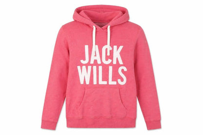 Womens UK Size 12 Jack Wills Pink Pullover Hoodie