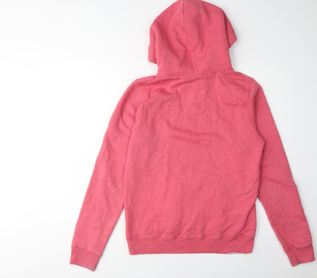 Womens UK Size 12 Jack Wills Pink Pullover Hoodie