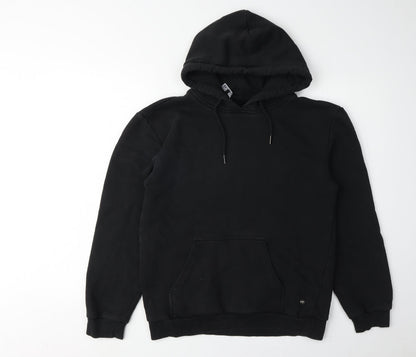 Firetrap Unisex Black Hoodie M Pullover Casual