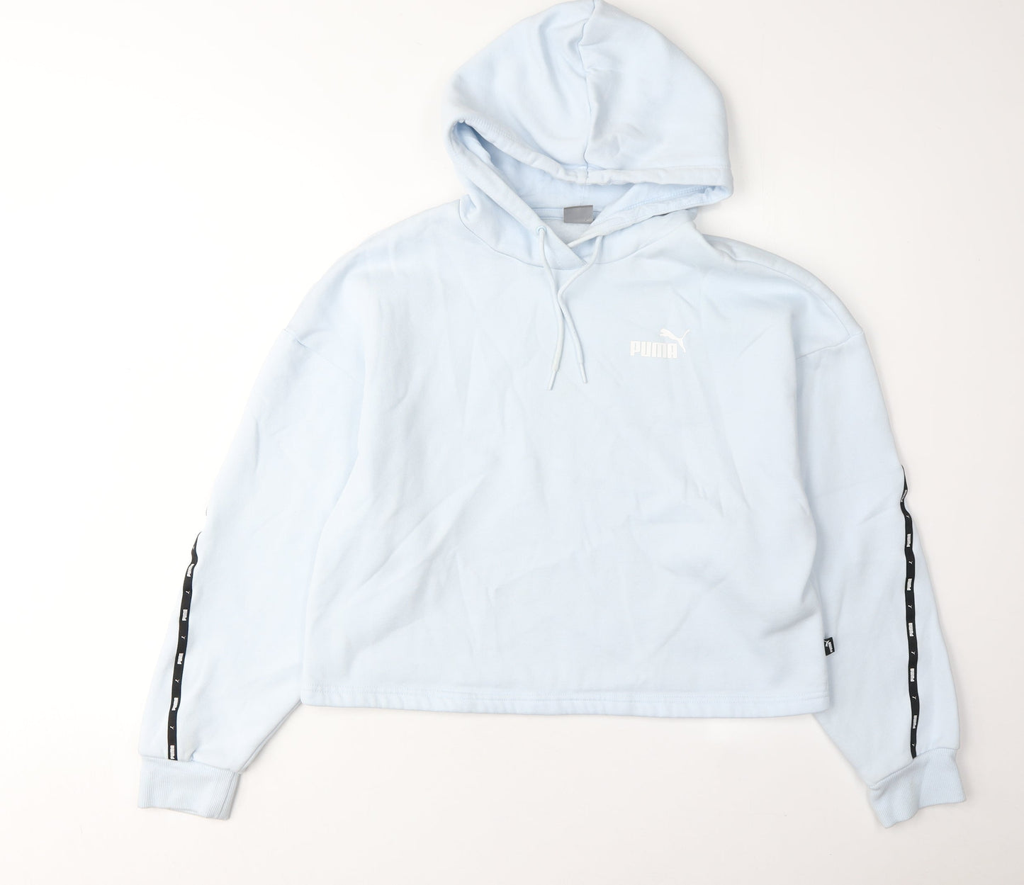 Puma Women's Blue Pullover Hoodie - Size M