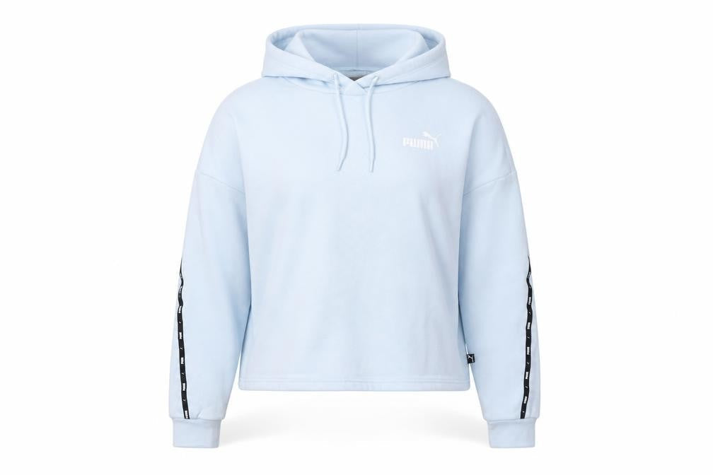 Womens UK Size M PUMA Blue Pullover Hoodie